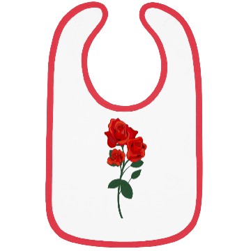 Discover red rose Bibs