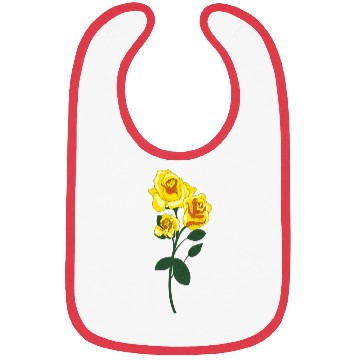 Discover yellow rose Bibs