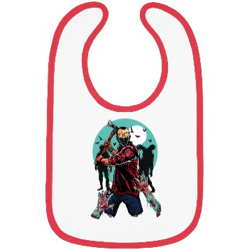 Discover zombie killer Bibs