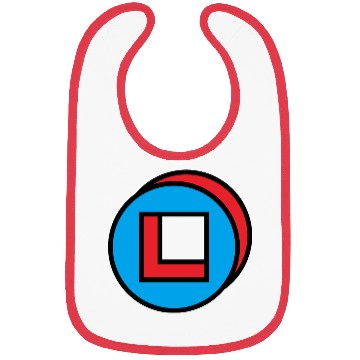 Discover circle square Bibs