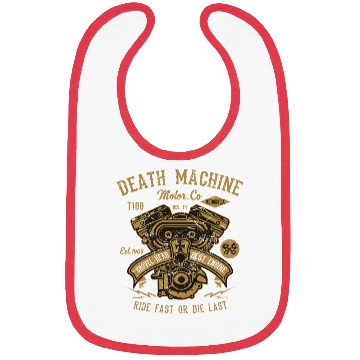 Discover Death Machine Bibs