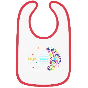 Discover Science Wonder Art Overlapping Circles Gift Bibs