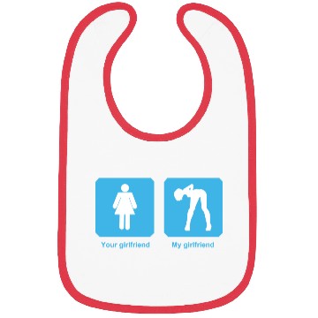 Discover Your Girlfriend my girlfriend Bibs