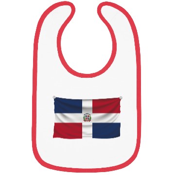 Discover flag dominican republic Bibs