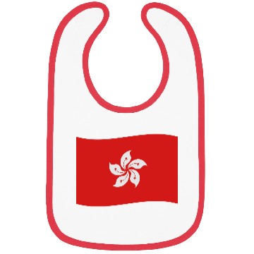 Discover flag hong kong Bibs