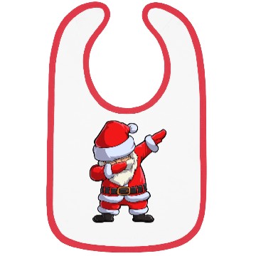 Discover Dabbing santa claus Bibs