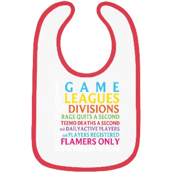 Discover League of Legends troll rage quit and flamers Bibs