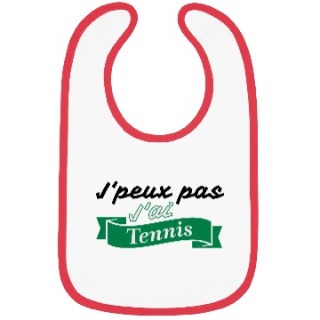 Discover Je peux pas tennis Bibs