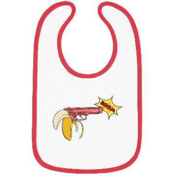 Discover banana gun Bibs