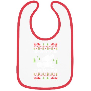 Discover Sprint Car Christmas Bibs