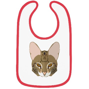 Discover Cat face Bibs