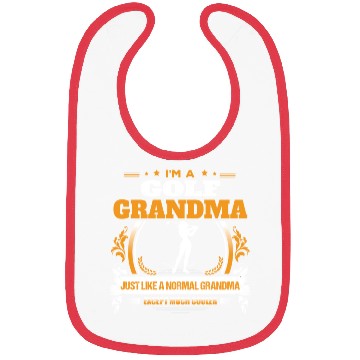 Discover Golf Grandma Bibs Gift Idea