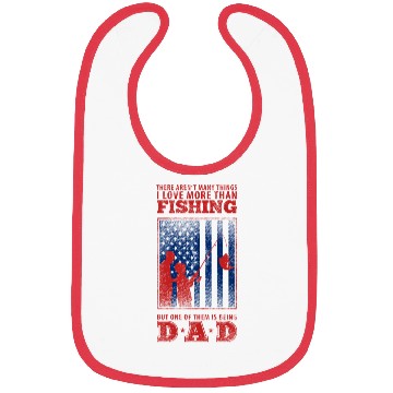 Discover Fishing Dad USA Bibs