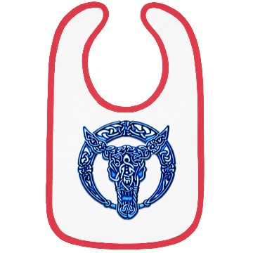 Discover Blue Celtic Bull Bibs