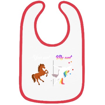 Discover Your aunt my aunt Unicorn Bibs