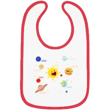 Discover Planets Galaxy Bibs Science Bibs