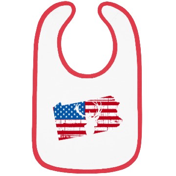Discover American Flag Pennsylvania Deer Hunting Bibs