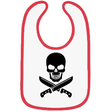 Discover skull cook Bibs