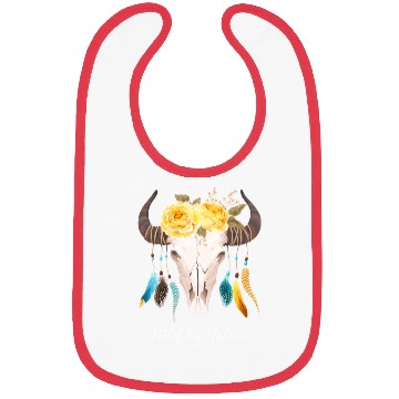 Discover Wild by nature skull Bibs