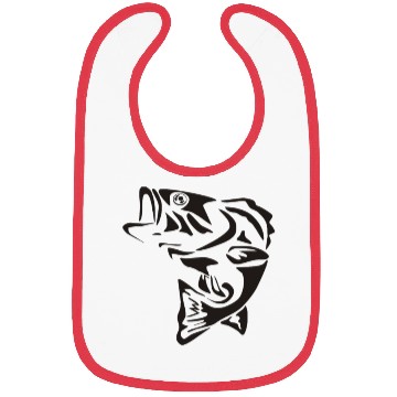 Discover fish bone Tattoo Funny Bibs