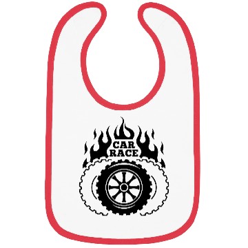 Discover Car race logo Bibs