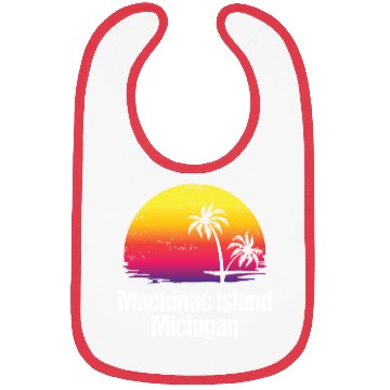 Discover Summer Vacation Mackinac Island Bibs