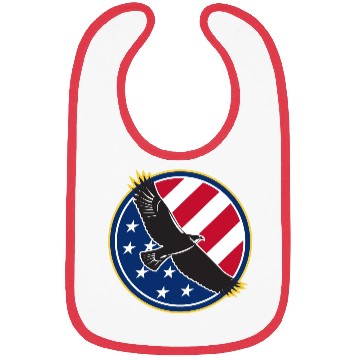 Discover US eagle Bibs