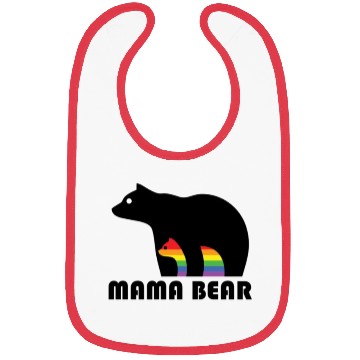 Discover Mama Bear Gay Pride Rainbow LGBT Bibs
