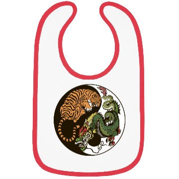 Discover Yin yang tiger & dragon Bibs
