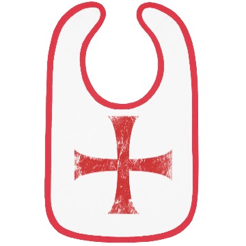 Discover Distressed Crusader Knights Templar Cross Bibs