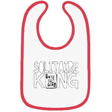 Discover Solitaire King Card Games Fun Bibs