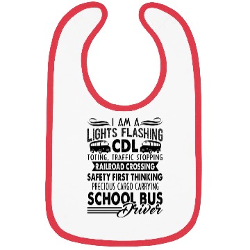 Discover I Am A School Bus Driver CDL Bibs
