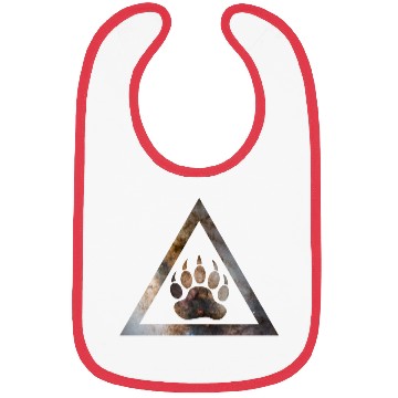 Discover Galaxy Bear Triangle Bibs
