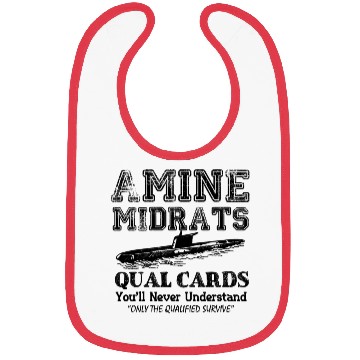 Discover Submarine Bibs - Navy Submarine Bibs