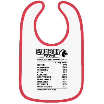 Discover Capricorn Bibs - Capricorn Facts Bibs