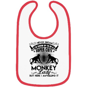 Discover Monkey Bibs - Super Cute Monkey Lady Bibs