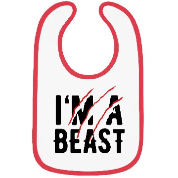 Discover I'm a beast Bibs