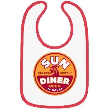 Discover Sun Diner Record Rooster Bibs