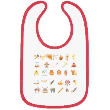 Discover Native American culture/Native American Clothing Bibs