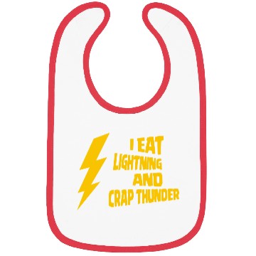 Discover I Eat Lightning And Crap Thunder Bibs