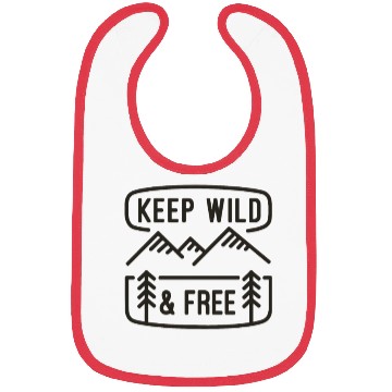 Discover Keep Wild Free Bibs