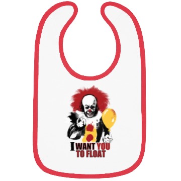 Discover Creepy Pennywise LIGHT Version Art Character Bibs