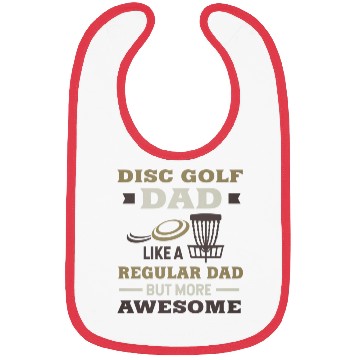 Discover Disc Golf Dad Father's day Bibs