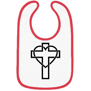 Discover Jesus Cross Love Bibs