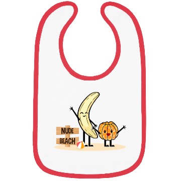 Discover Orange You Ready Nudee Beach Banana! Bibs