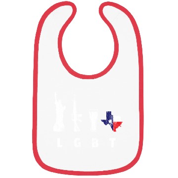 Discover Liberty Guns Beers Texas Support LGBT Bibs