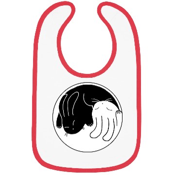 Discover Rabbit Yin Yang Bibs