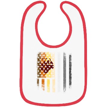 Discover LGBT Gay Bears Pride Flag US Flag Bibs