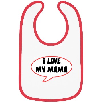 Discover Bold Family Love Speech Bubble Design Bibs