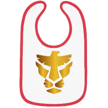 Discover lion & eagle face Bibs